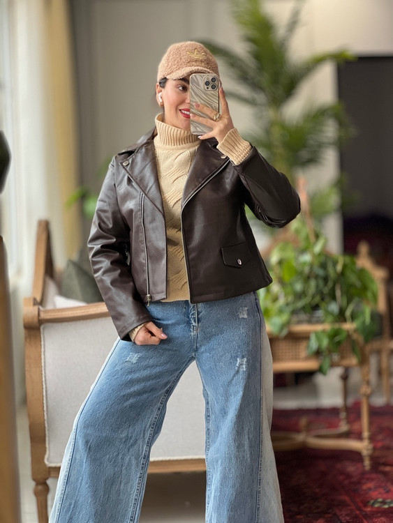 کت چرم آستردار